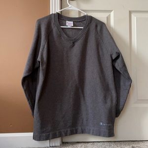 Oversized champion v-neck